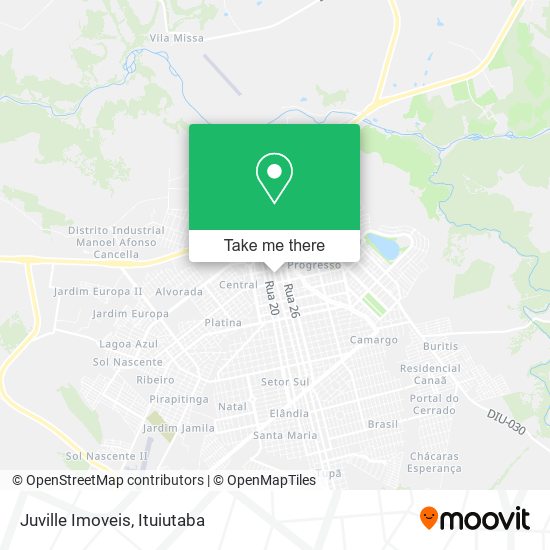 Mapa Juville Imoveis