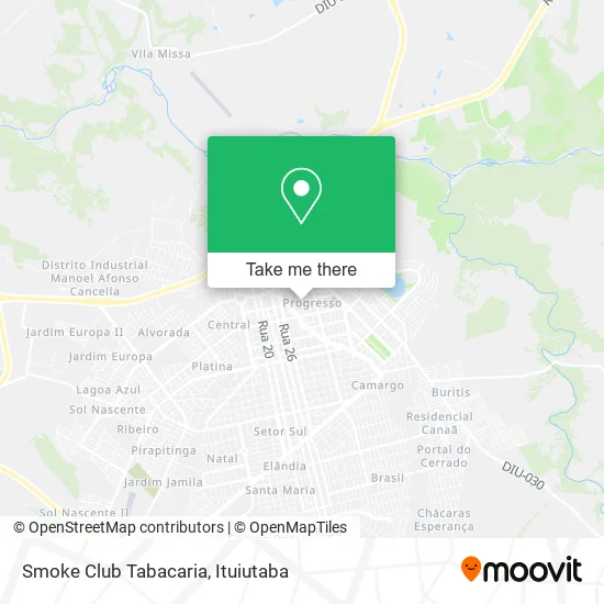 Smoke Club Tabacaria map