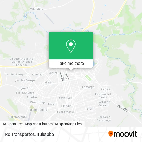 Rc Transportes map