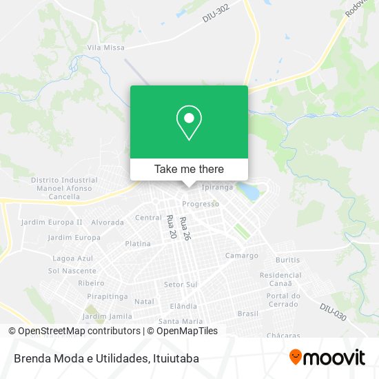 Mapa Brenda Moda e Utilidades