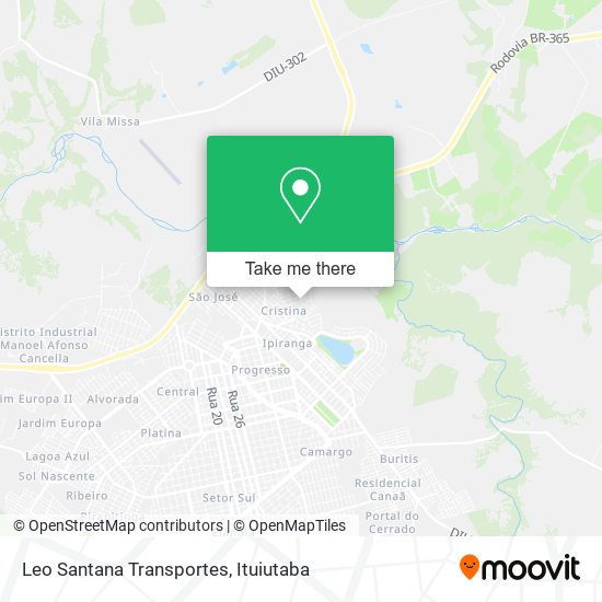 Mapa Leo Santana Transportes