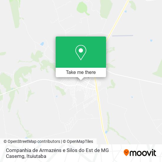 Mapa Companhia de Armazéns e Silos do Est de MG Casemg