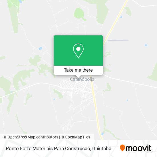 Mapa Ponto Forte Materiais Para Construcao