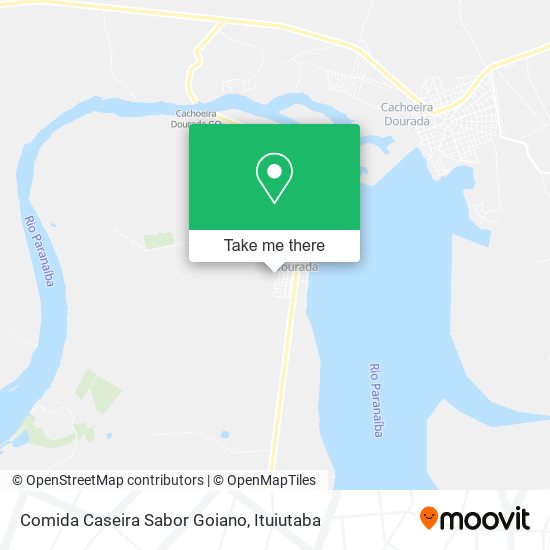 Mapa Comida Caseira Sabor Goiano