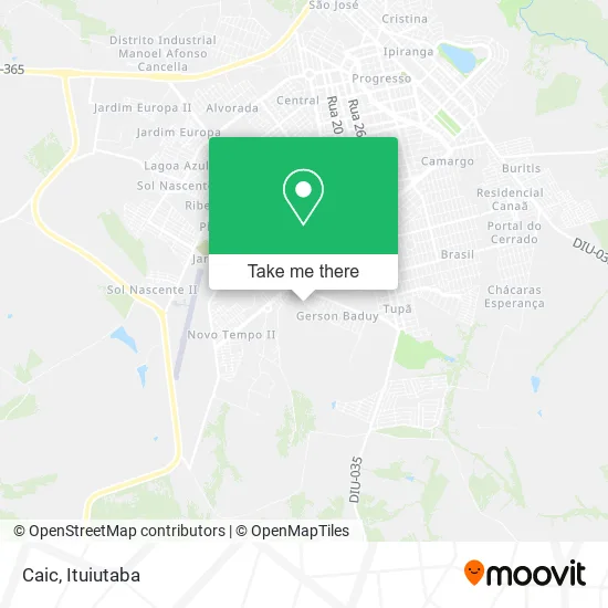Caic map