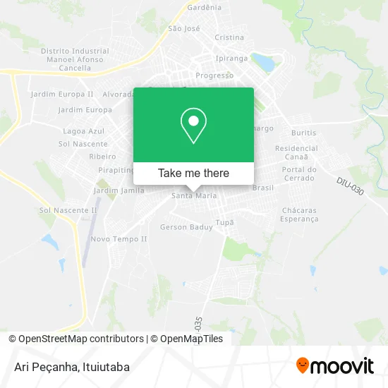 Ari Peçanha map