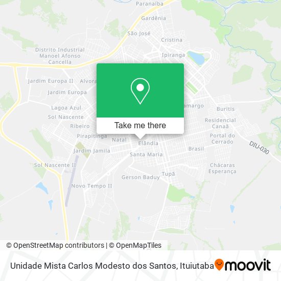 Unidade Mista Carlos Modesto dos Santos map