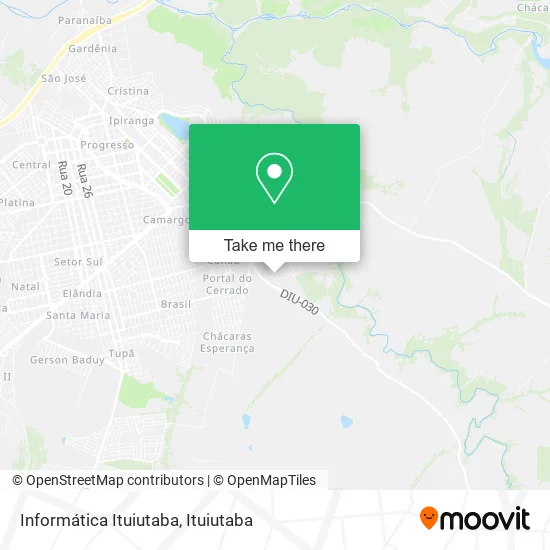 Informática Ituiutaba map