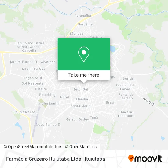 Farmácia Cruzeiro Ituiutaba Ltda. map
