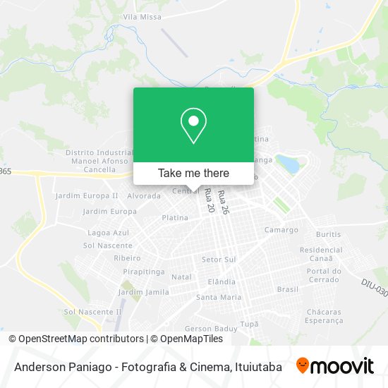 Anderson Paniago - Fotografia & Cinema map