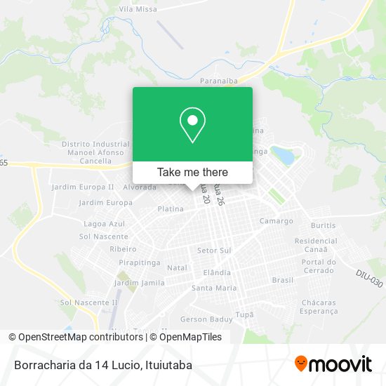 Borracharia da 14 Lucio map