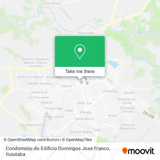 Condominio do Edificio Domingos José Franco map