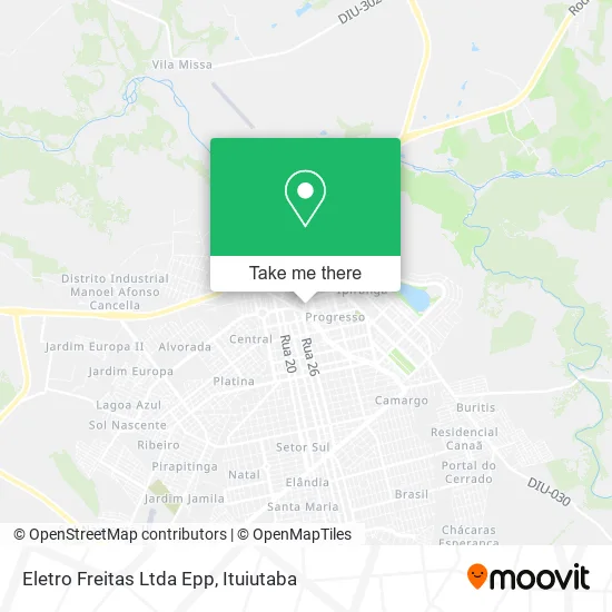 Eletro Freitas Ltda Epp map