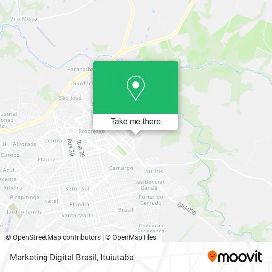 Marketing Digital Brasil map