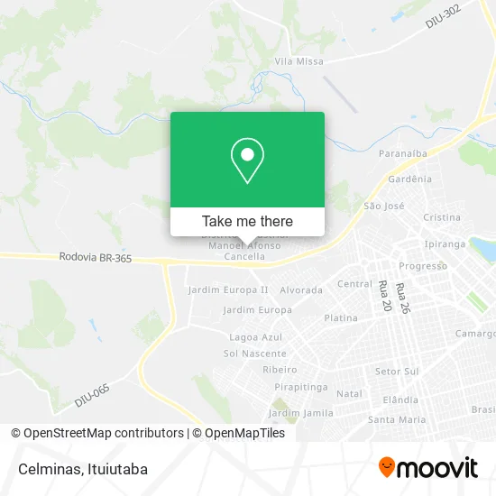 Celminas map