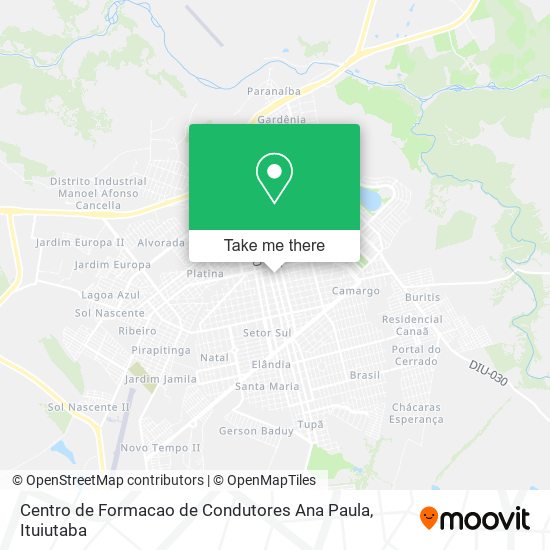 Centro de Formacao de Condutores Ana Paula map