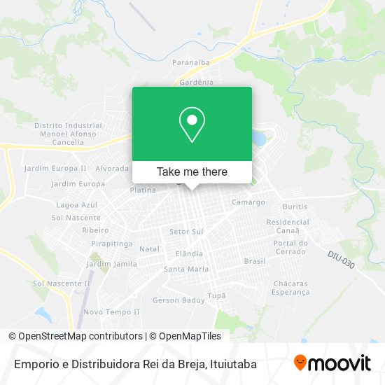 Emporio e Distribuidora Rei da Breja map