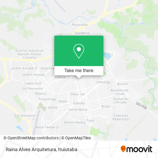 Raina Alves Arquitetura map