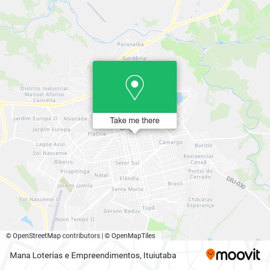 Mana Loterias e Empreendimentos map