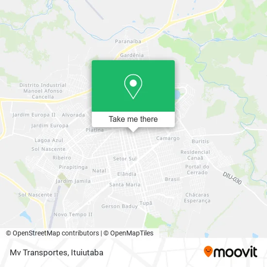 Mv Transportes map