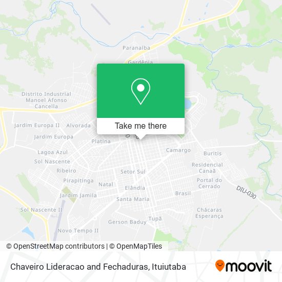 Chaveiro Lideracao and Fechaduras map