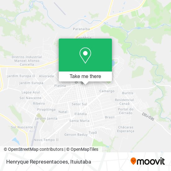 Henryque Representacoes map