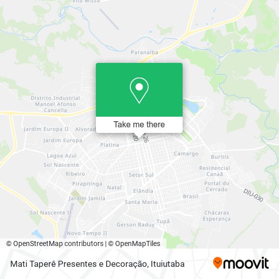 Mati Taperê Presentes e Decoração map