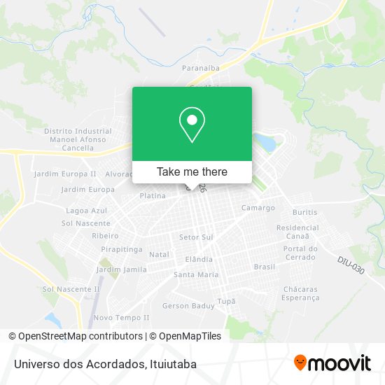 Universo dos Acordados map