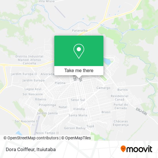 Dora Coiffeur map