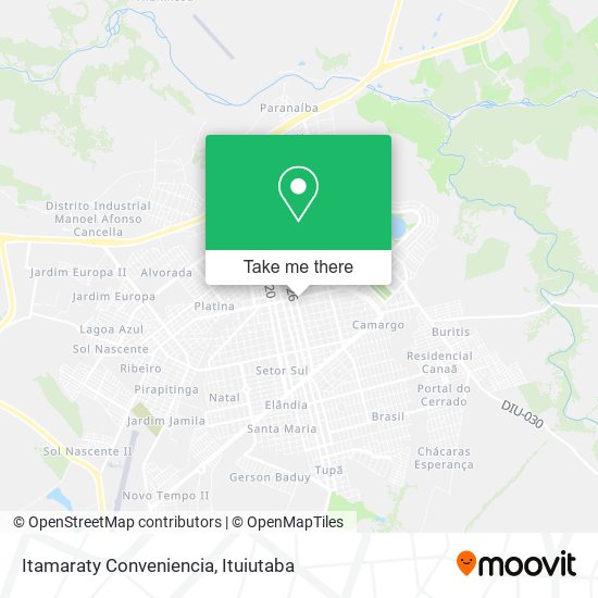 Itamaraty Conveniencia map