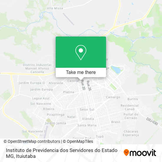 Instituto de Previdencia dos Servidores do Estado MG map