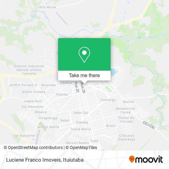 Mapa Luciene Franco Imoveis