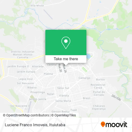 Luciene Franco Imoveis map