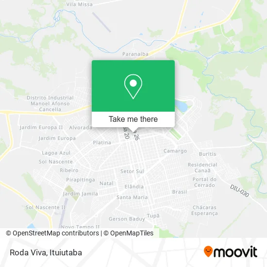 Roda Viva map