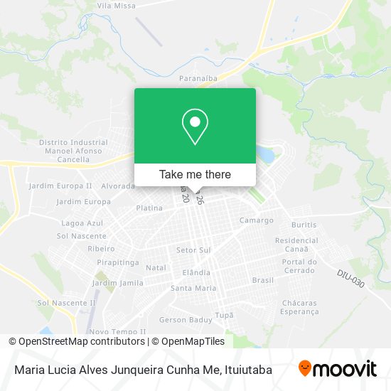 Maria Lucia Alves Junqueira Cunha Me map