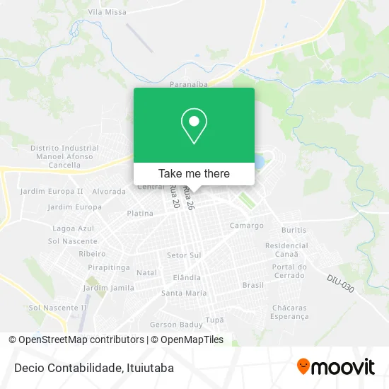 Decio Contabilidade map