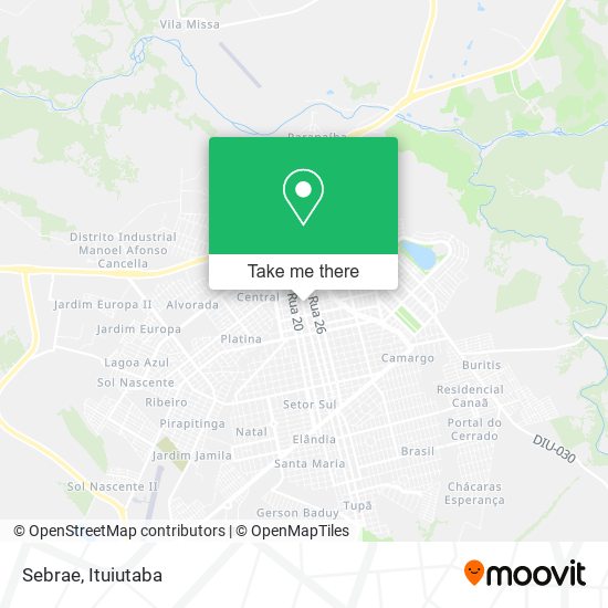 Sebrae map