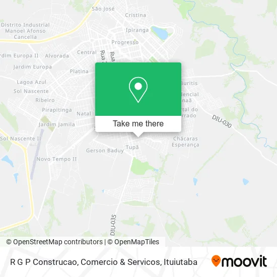 R G P Construcao, Comercio & Servicos map