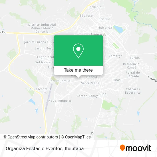 Organiza Festas e Eventos map