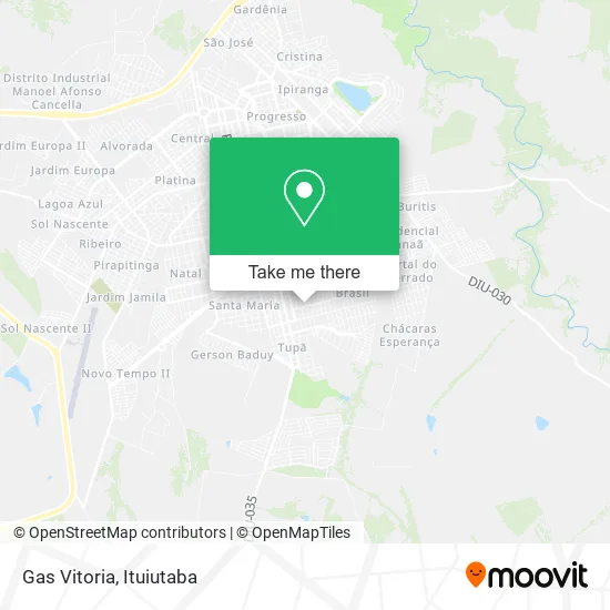 Gas Vitoria map