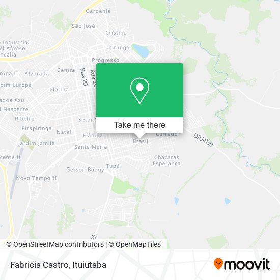Fabricia Castro map