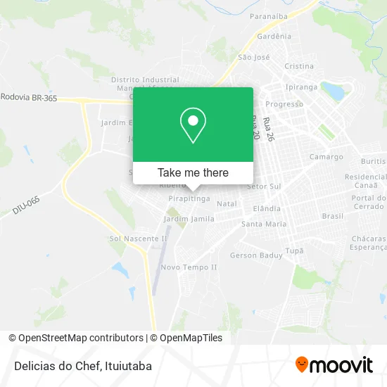 Delicias do Chef map