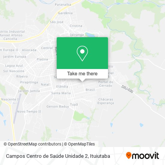 Campos Centro de Saúde Unidade 2 map