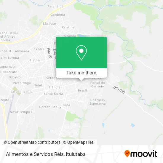 Alimentos e Servicos Reis map