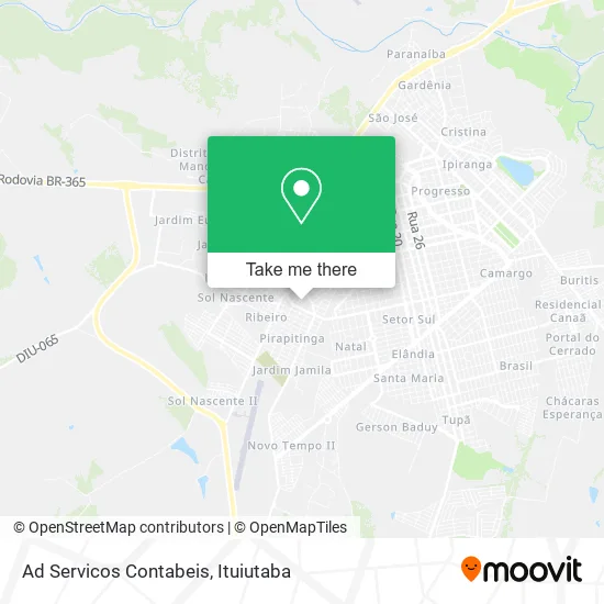 Ad Servicos Contabeis map