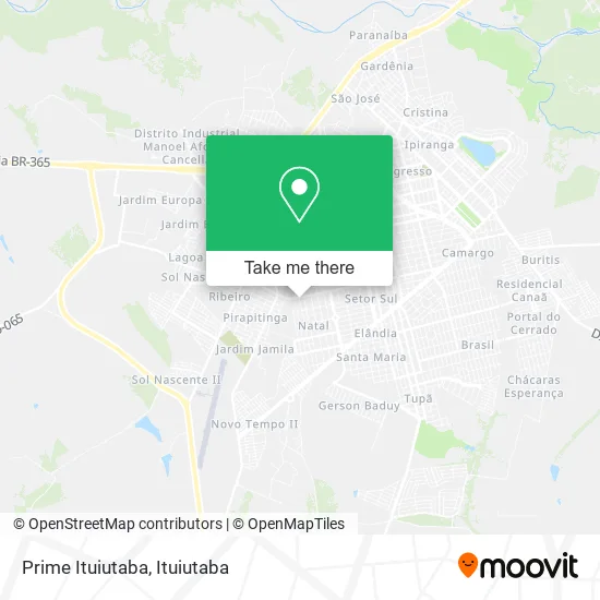 Prime Ituiutaba map