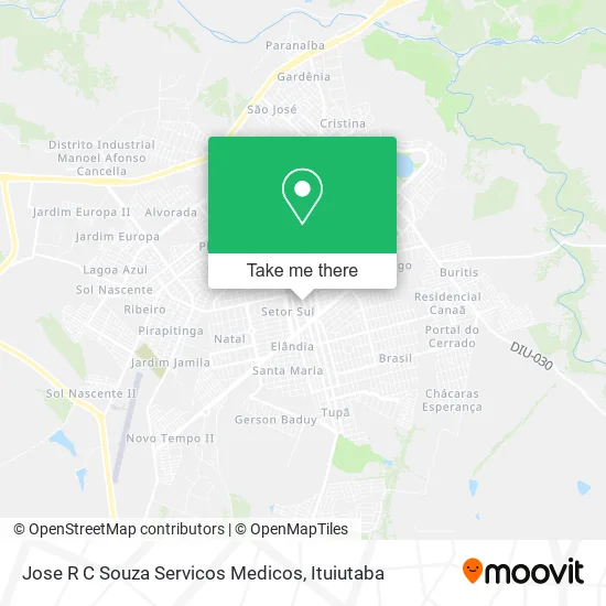 Jose R C Souza Servicos Medicos map