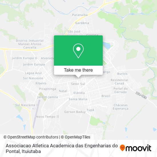 Associacao Atletica Academica das Engenharias do Pontal map