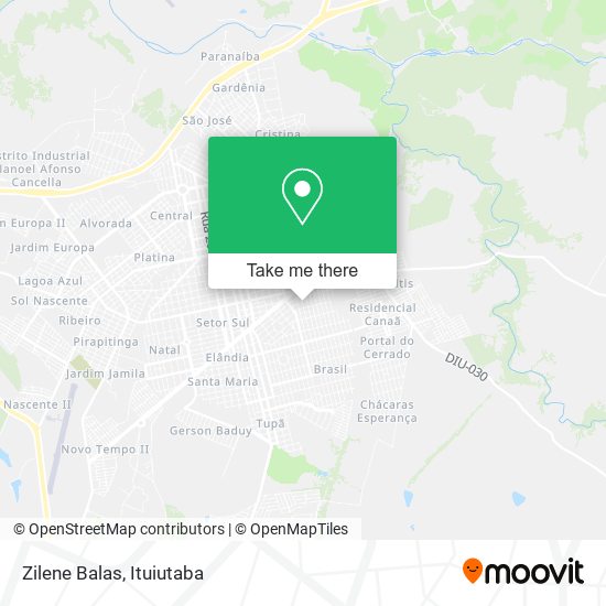 Zilene Balas map