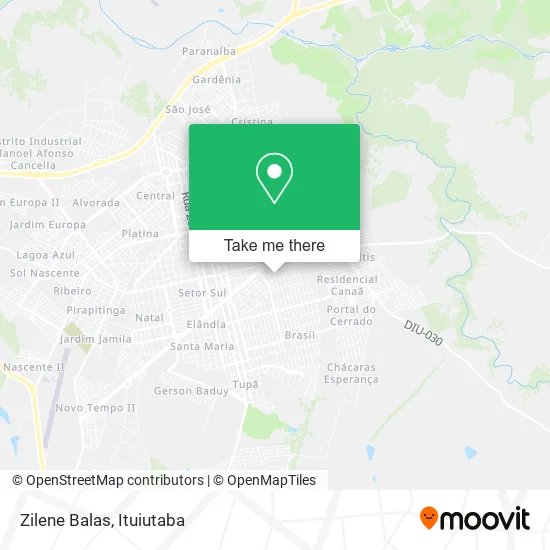 Zilene Balas map